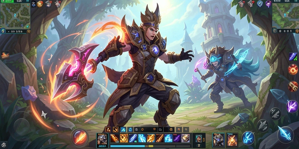 Tampilan gameplay seru di dunia MMORPG 66K.