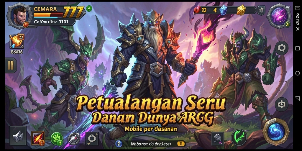 Gameplay CEMARA777 yang menampilkan aksi seru dalam dunia ARPG.