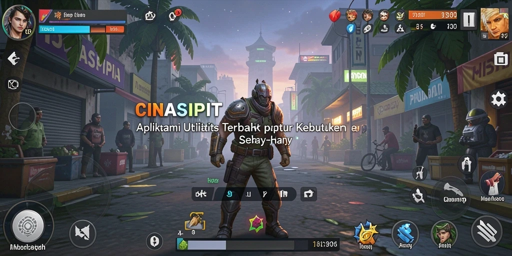 Tampilan utama dari aplikasi CINASIPIT yang memudahkan pengguna.