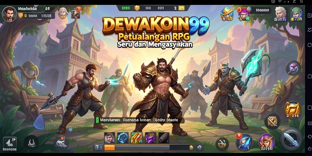 Gameplay seru di DEWAKOIN99 dengan pertarungan yang mendebarkan.
