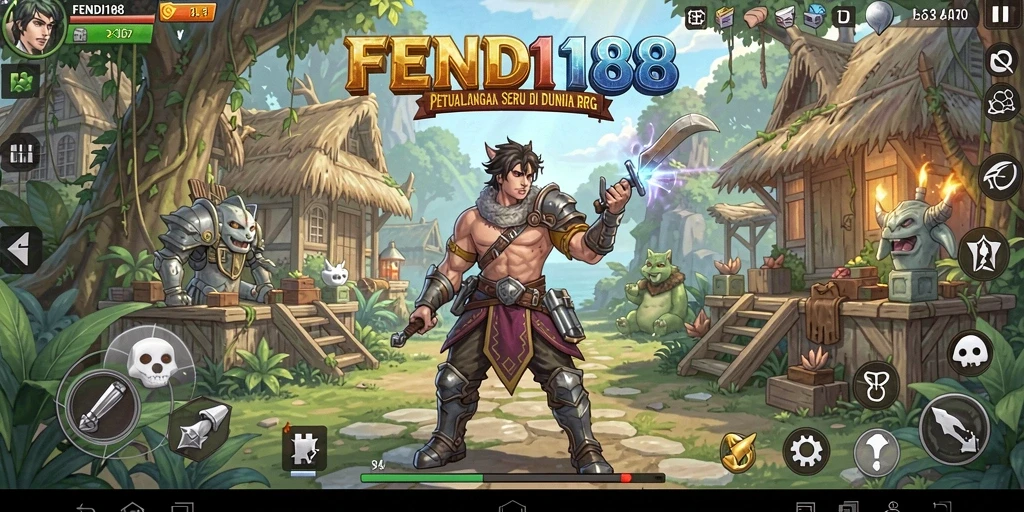 Tampilan gameplay FENDI188 yang memikat di dunia RPG.