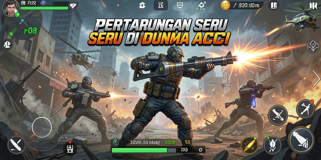 Gameplay FO8 yang mendebarkan dan penuh aksi.