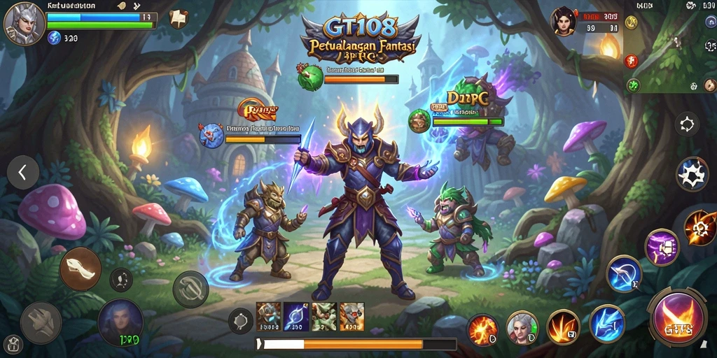 Gameplay menakjubkan dalam dunia RPG penuh petualangan.