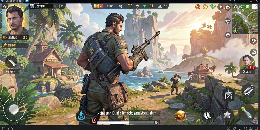Tampilan gameplay JOSS188 yang mengesankan dalam dunia terbuka.