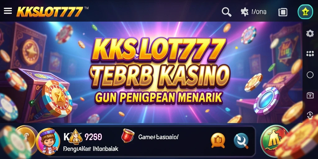 Screenshot gameplay KKSLOT777 menampilkan suasana Kasino yang mendebarkan.