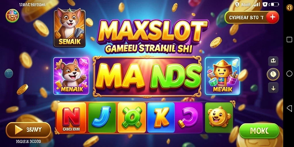 Tampilan visual dari gameplay <strong>MAXSLOT</strong> yang menarik dan dinamis.
