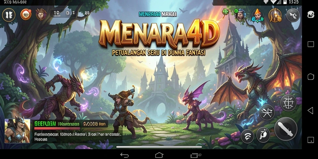 Tampilan menarik dari gameplay petualangan MENARA4D yang mengasyikkan.