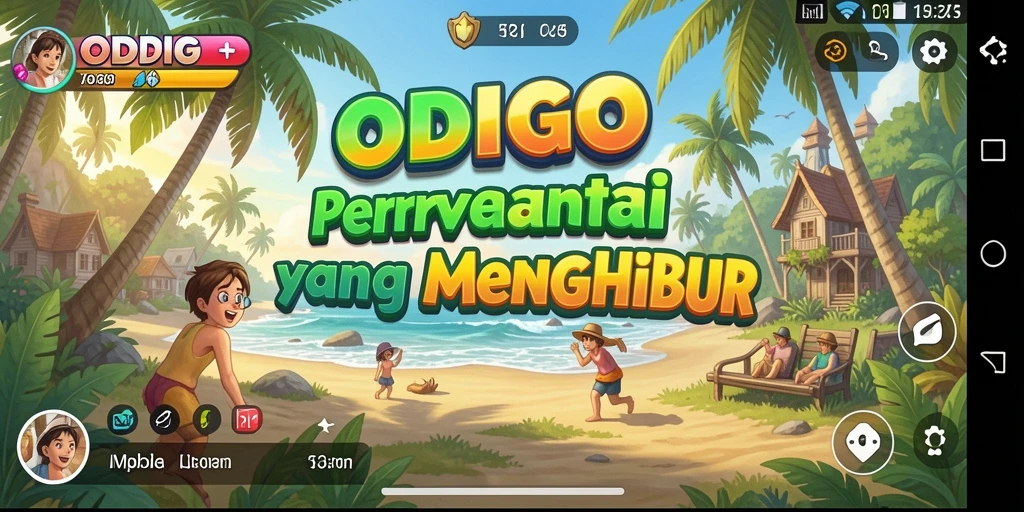 Tampilan menarik dari gameplay ODDIGO yang mengasyikkan.
