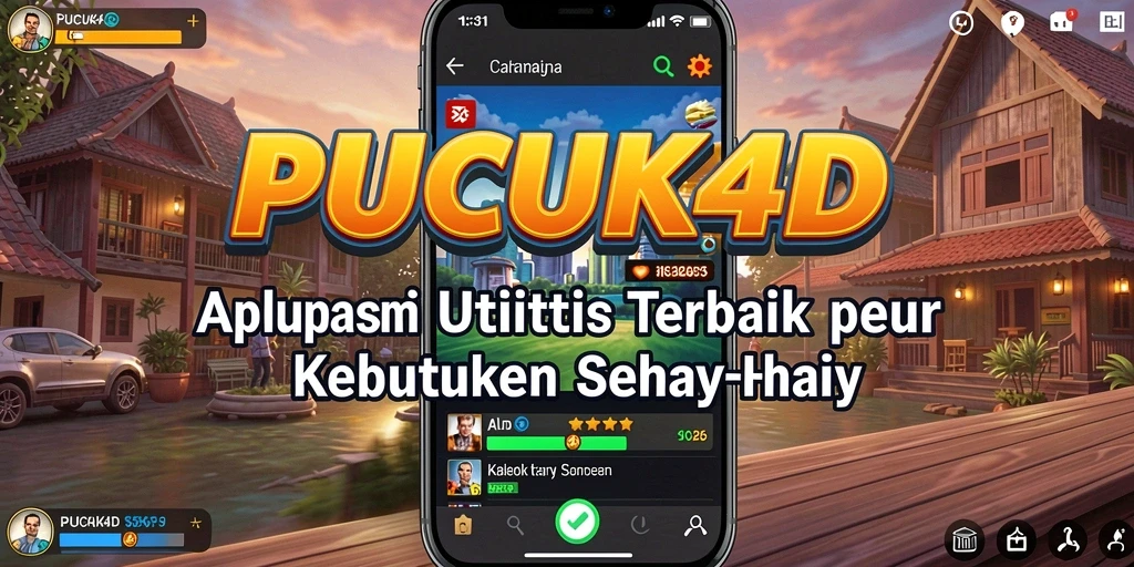 Tampilan antarmuka utama PUCUK4D yang sederhana dan fungsional.