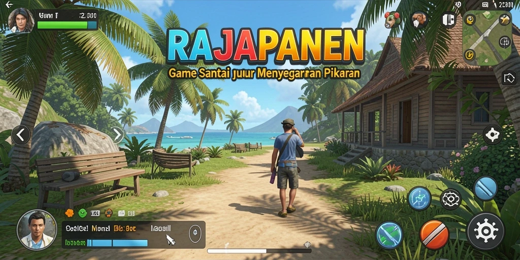 Tangkapan layar gameplay RAJAPANEN menunjukkan keseruan dan kreativitas saat bermain.