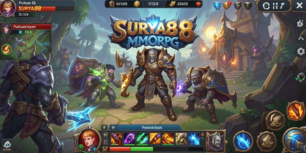 Tampilan gameplay epik di dunia <strong>SURYA88</strong> yang penuh warna.