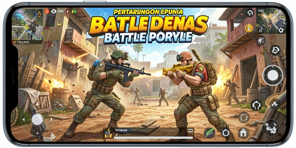Gameplay intens dan grafis menakjubkan di W67 Battle Royale.