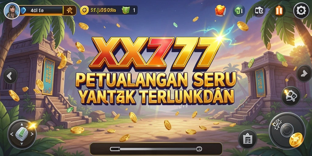 Tampilan gameplay menarik dari XXX777 yang penuh petualangan.