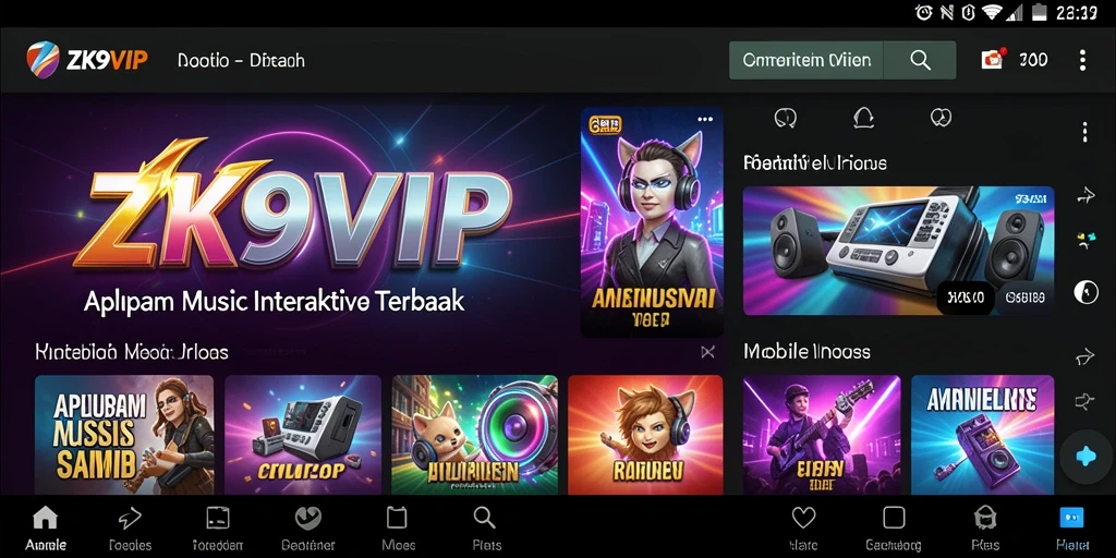 Tampilan gameplay interaktif ZK9VIP yang menarik dan penuh warna.